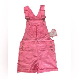 Chillipop stretchy Pink Overalls, Girls